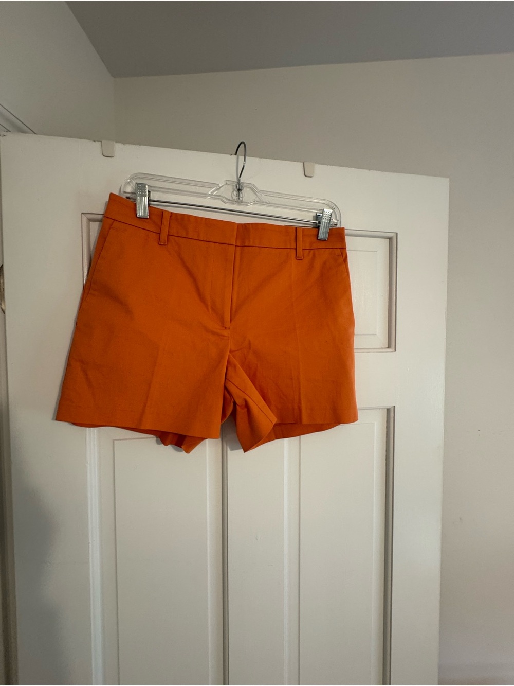 Ann Taylor Bright Orange Tailored Bermuda Shorts